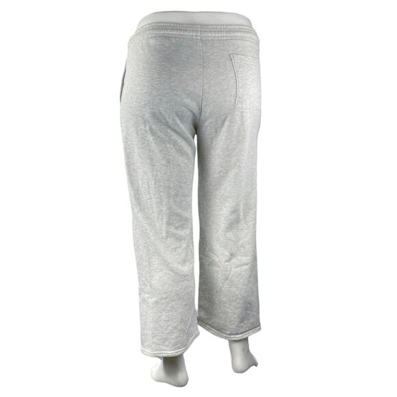 H&M Divided Women's Gray High Waisted Pull On Wide Leg Lounge Sweat Pants Size M - Picture 3 of 4